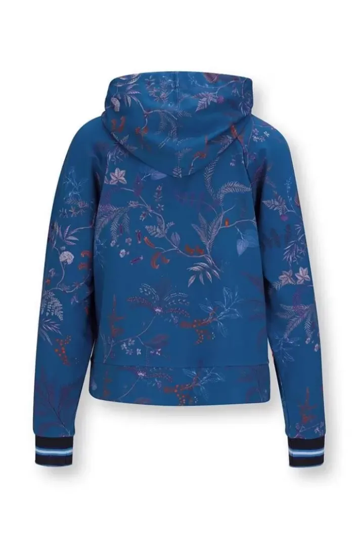 Outlet Pip Studio Hoodie Lange Armel Isola Blau