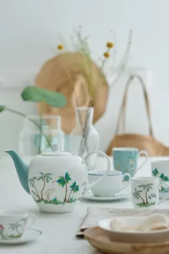 Pip Studio Jolie Cappuccino Tasse & Untertasse Dots Gold