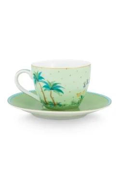 Discount Pip Studio Jolie Espresso Tasse & Undertasse Grun