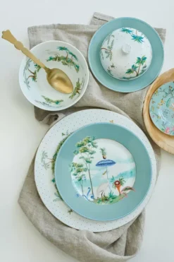 Outlet Pip Studio Jolie Frühstücksteller Blau 21 Cm