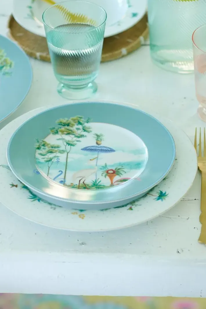 Outlet Pip Studio Jolie Frühstücksteller Blau 21 Cm