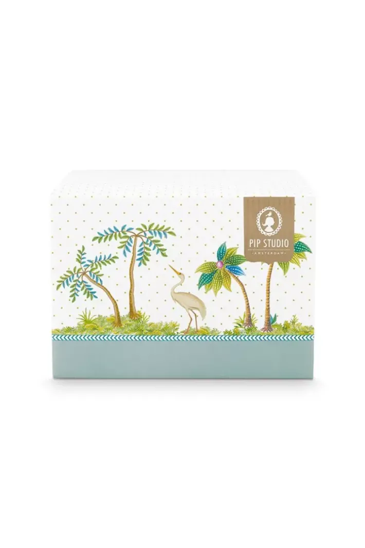 Clearance Pip Studio Jolie Set/2 Tasse Gross Flowers Blau