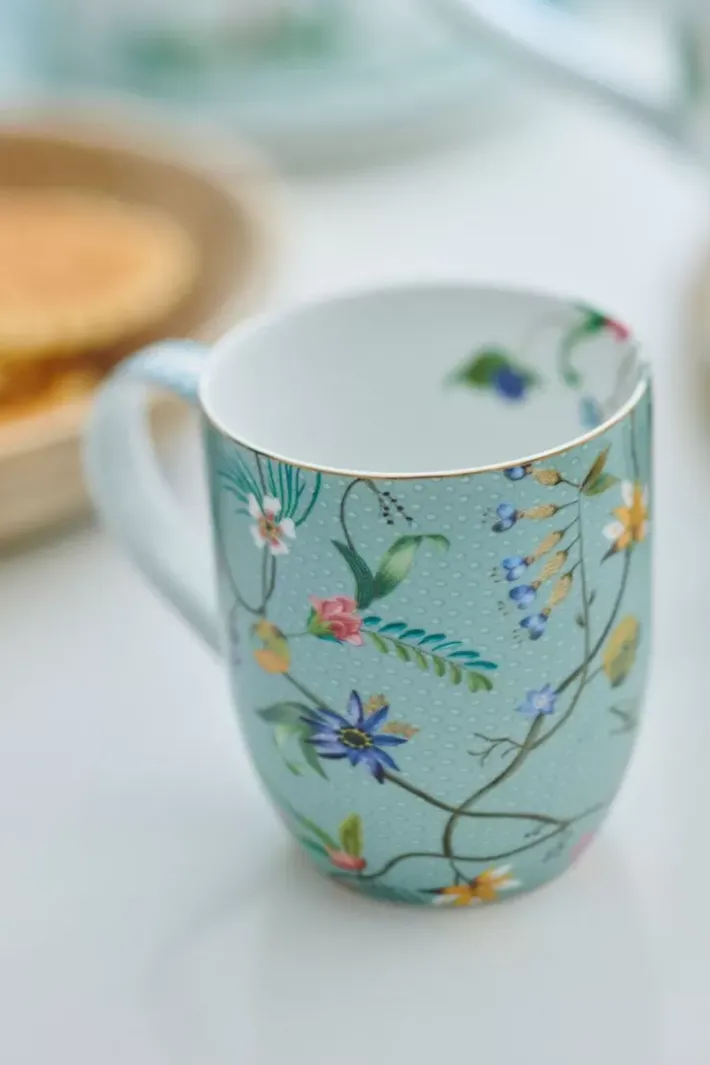 Clearance Pip Studio Jolie Set/2 Tasse Klein Flowers Blau