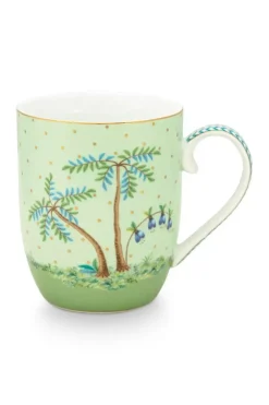 Sale Pip Studio Jolie Tasse Klein Goldene Punkte Grun