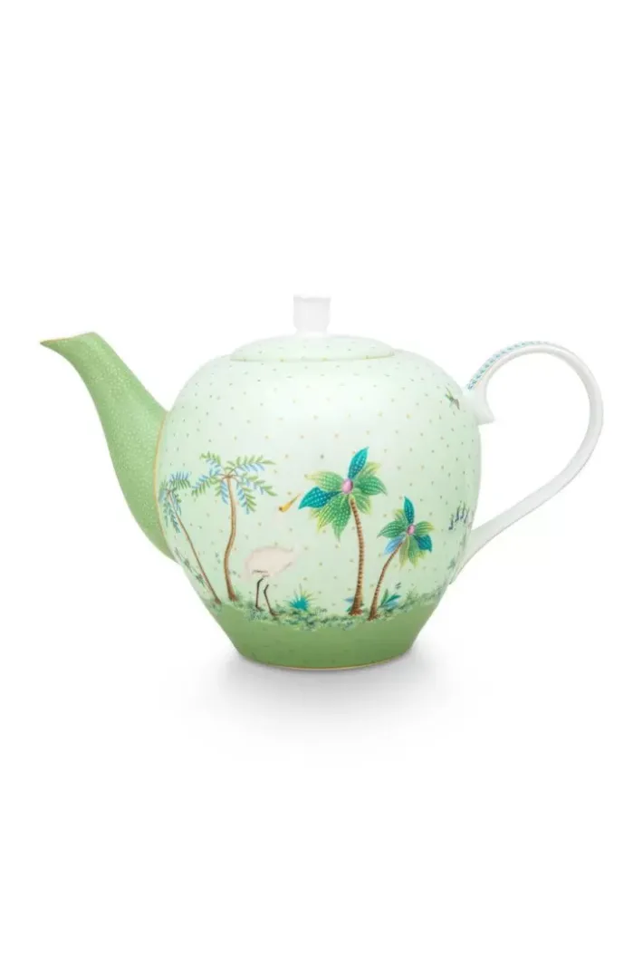 Outlet Pip Studio Jolie Teekanne Gross Grun