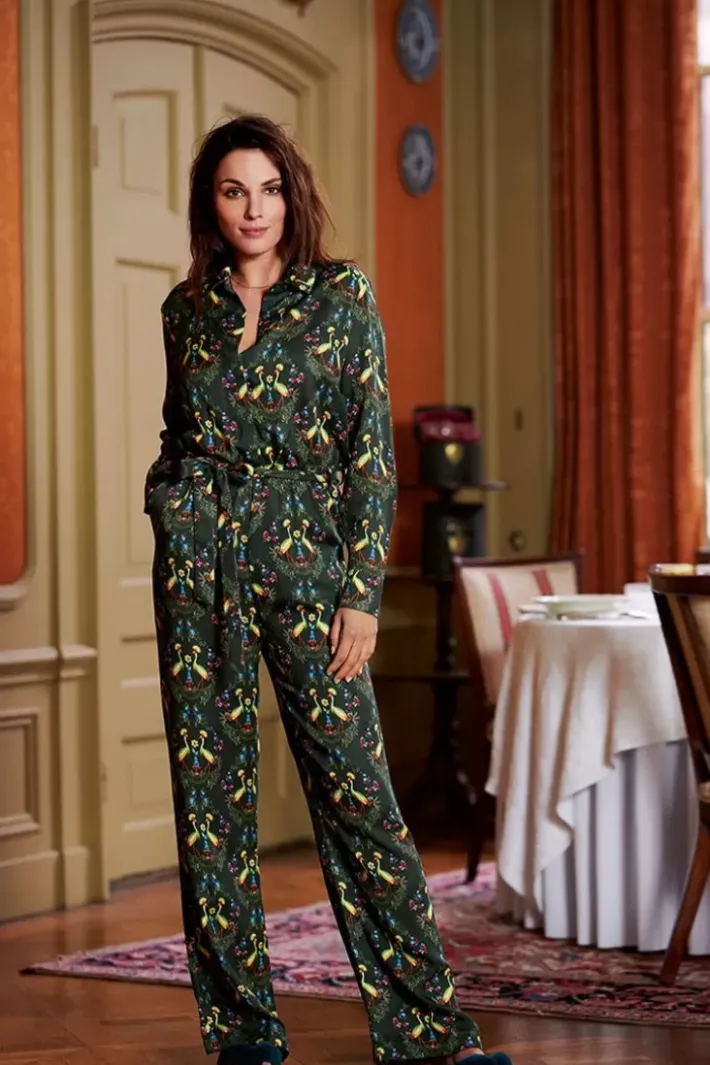 Best Pip Studio Jumpsuit Flirting Birds Grun