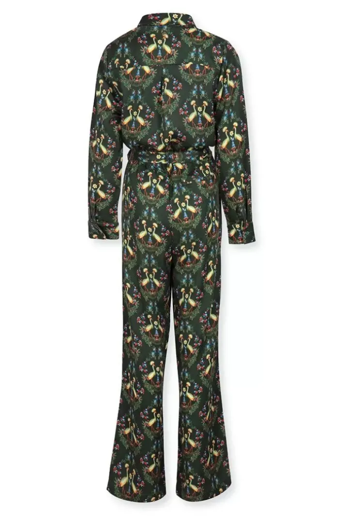 Best Pip Studio Jumpsuit Flirting Birds Grun