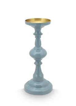 Hot Pip Studio Kerzenstander Blau 34 Cm