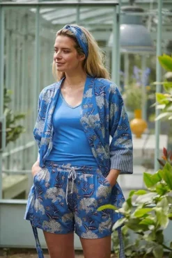 Outlet Pip Studio Kimono Flora Firenze Kobalt Blau