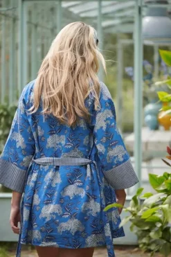 Outlet Pip Studio Kimono Flora Firenze Kobalt Blau