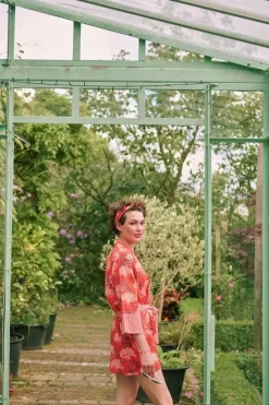 Discount Pip Studio Kimono Flora Firenze Koralle Rot