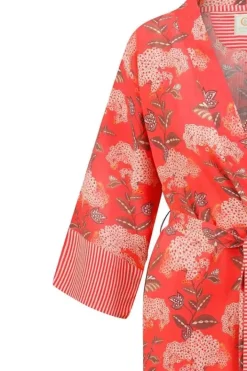 Discount Pip Studio Kimono Flora Firenze Koralle Rot