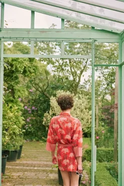 Discount Pip Studio Kimono Flora Firenze Koralle Rot