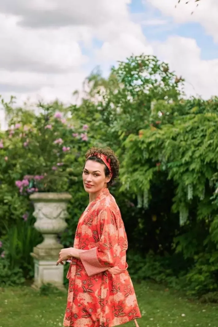 Discount Pip Studio Kimono Flora Firenze Koralle Rot