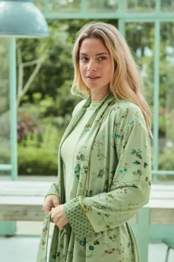 Hot Pip Studio Kimono Kawai Flower Hell Grun