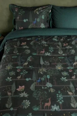 Hot Pip Studio Kissenbezug Alberi Dunkelgrun