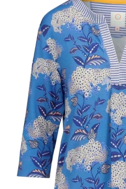 Outlet Pip Studio Kleid Flora Firenze Kobalt Blau