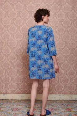 Outlet Pip Studio Kleid Flora Firenze Kobalt Blau