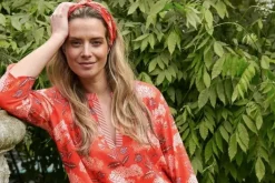 Hot Pip Studio Kleid Flora Firenze Koralle Rot