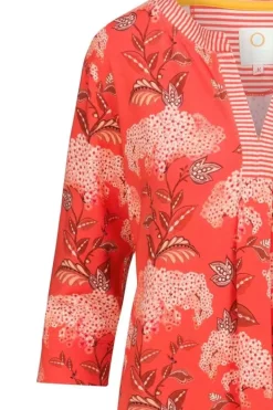 Hot Pip Studio Kleid Flora Firenze Koralle Rot