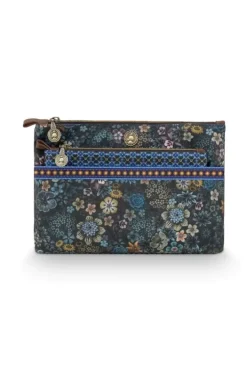 Sale Pip Studio Kosmetiktasche Combi Gross Tutti I Fiori Blau