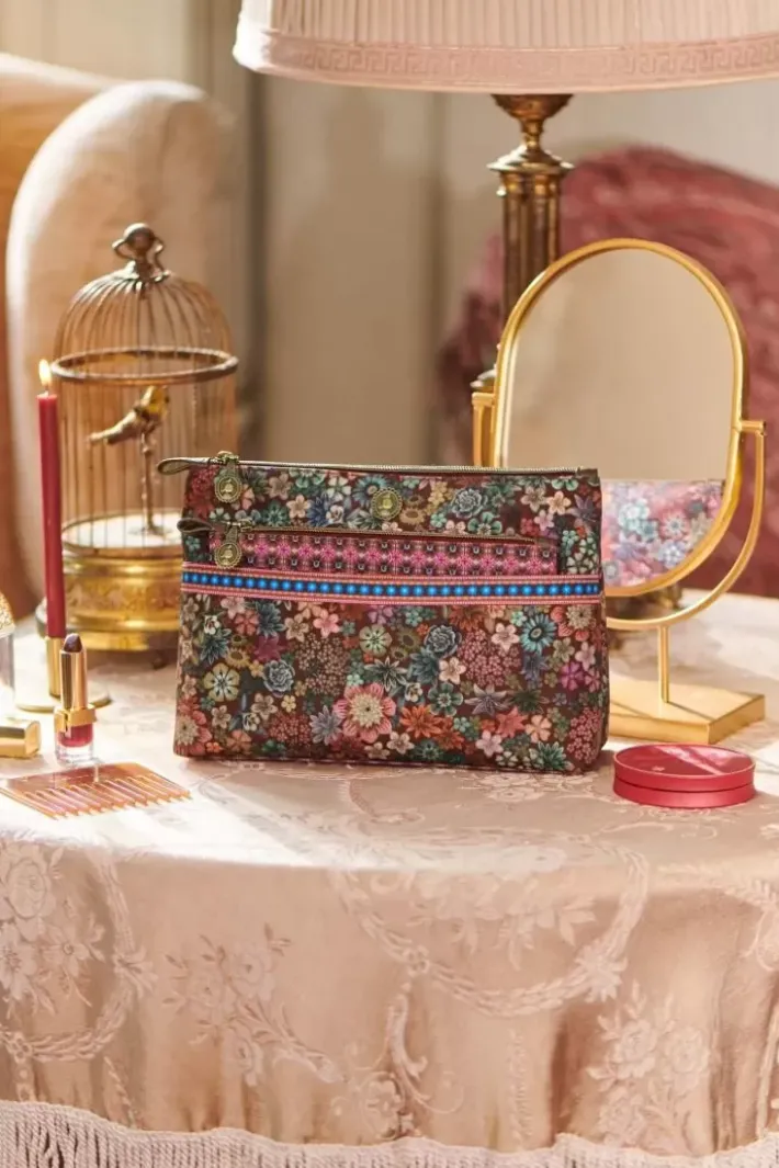 Outlet Pip Studio Kosmetiktasche Combi Gross Tutti I Fiori Rosa