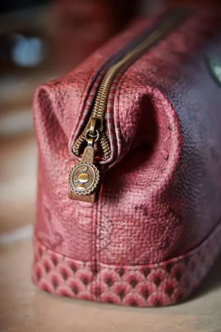 Discount Pip Studio Kosmetiktasche Gross Kyoto Festival Dunkel Rosa