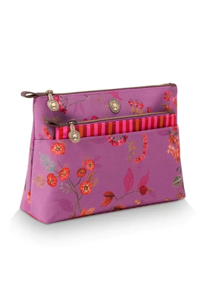 Outlet Pip Studio Kosmetiktasche Kawai Flower Fuchsia