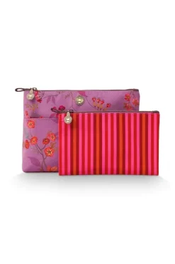 Outlet Pip Studio Kosmetiktasche Kawai Flower Fuchsia