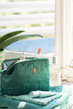 Online Pip Studio Kosmetiktasche Klein Samt Quiltey Days Grun