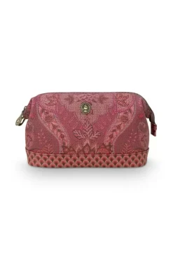 Pip Studio Kosmetiktasche Medium Kyoto Festival Dunkel Rosa