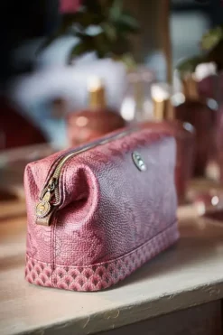 Pip Studio Kosmetiktasche Medium Kyoto Festival Dunkel Rosa