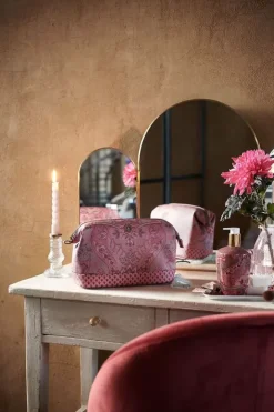 Pip Studio Kosmetiktasche Medium Kyoto Festival Dunkel Rosa