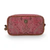 Pip Studio Kosmetiktasche Rechteckig Klein Kyoto Festival Dunkel Rosa