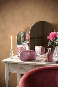 Pip Studio Kosmetiktasche Rechteckig Klein Kyoto Festival Dunkel Rosa