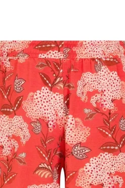 Best Pip Studio Kurze Hose Flora Firenze Koralle Rot