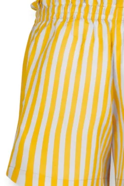 Hot Pip Studio Kurze Hose Sumo Stripe Gelb