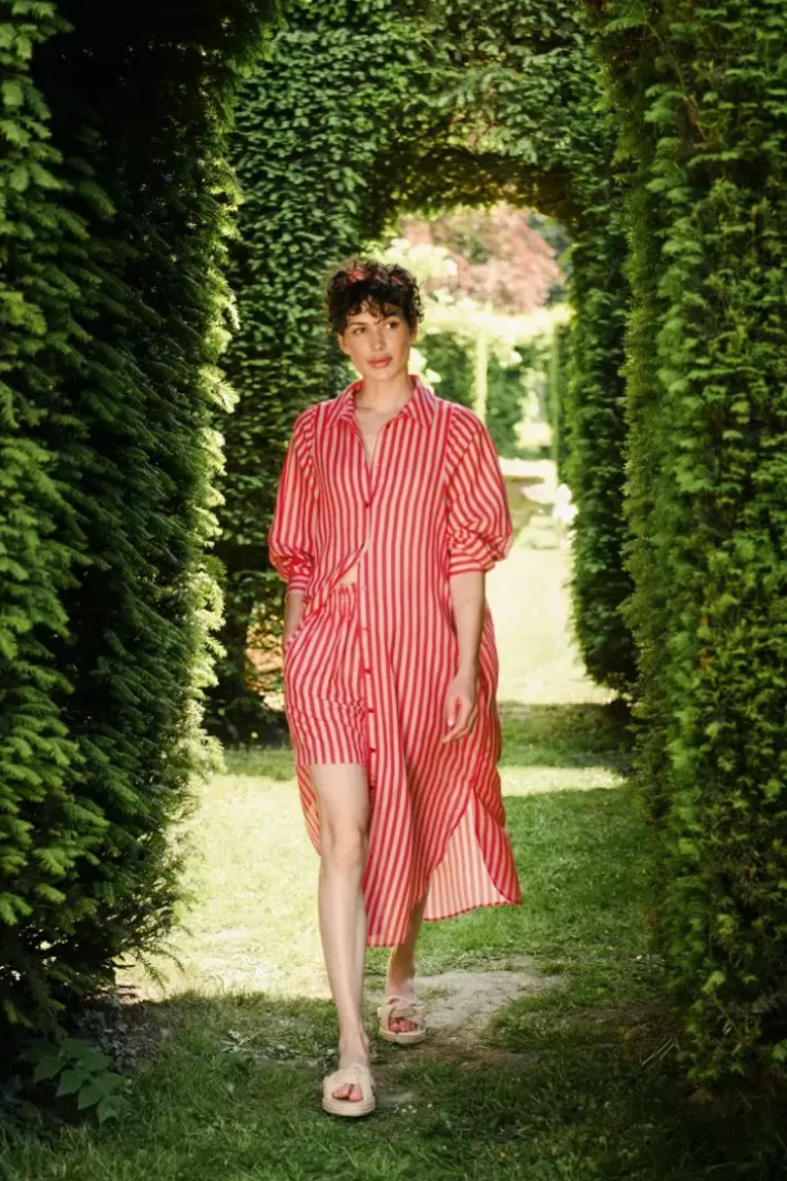 Best Pip Studio Kurze Hose Sumo Stripe Rot