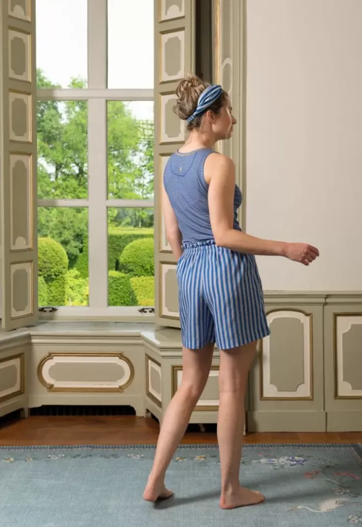 Pip Studio Kurze Hose Sumo Stripe Blau