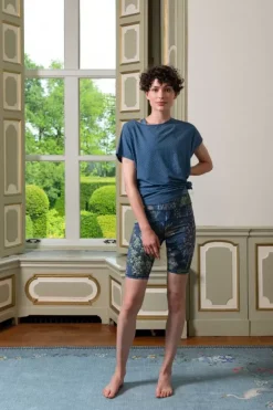 Pip Studio Kurze Sporthose Japanese Garden Blau