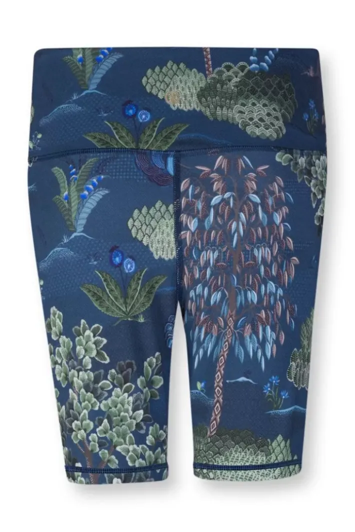 Pip Studio Kurze Sporthose Japanese Garden Blau