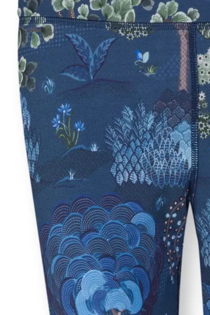 Pip Studio Kurze Sporthose Japanese Garden Blau