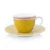 Hot Pip Studio La Majorelle Espresso Tasse & Untertasse Gelb