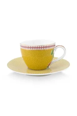 Hot Pip Studio La Majorelle Espresso Tasse & Untertasse Gelb