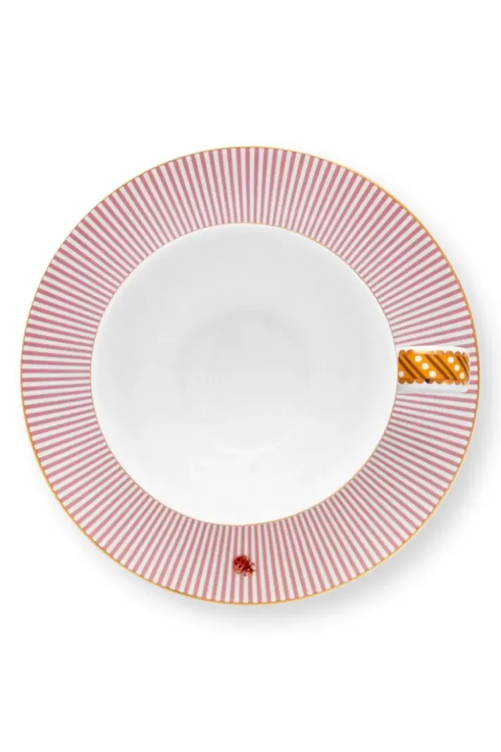 Hot Pip Studio La Majorelle Set/2 Cappuccino Tassen & Undertassen Rosa