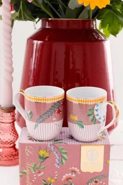 New Pip Studio La Majorelle Set/2 Tassen Klein Rosa