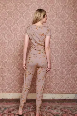 Clearance Pip Studio Lange Hose Kawai Flower Hell Rosa