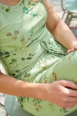 Pip Studio Lange Hose Kawai Flower Hell Grun