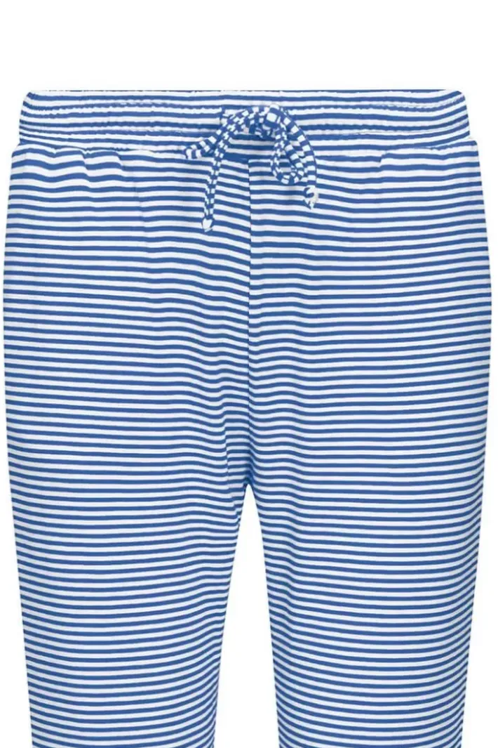 Discount Pip Studio Lange Hose Little Sumo Stripe Kobalt Blau