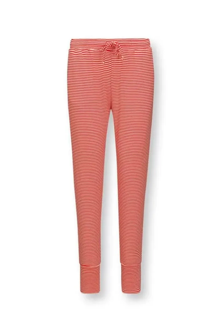 New Pip Studio Lange Hose Little Sumo Stripe Koralle Rot